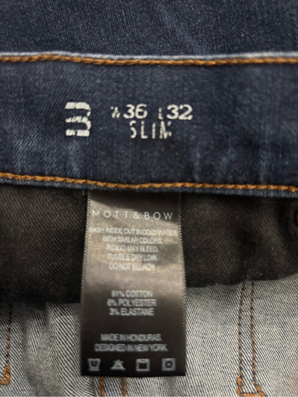 Matt & Bow Slim Stretch Broome Jeans, 36/32 - Picture 6 of 6